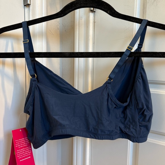 Commando NWT Butter Bralette in Navy Size Large - Picture 6 of 6